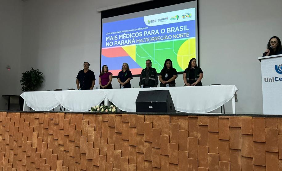 Saúde promove acolhimento de 123 profissionais do Programa Mais Médicos em Londrina
