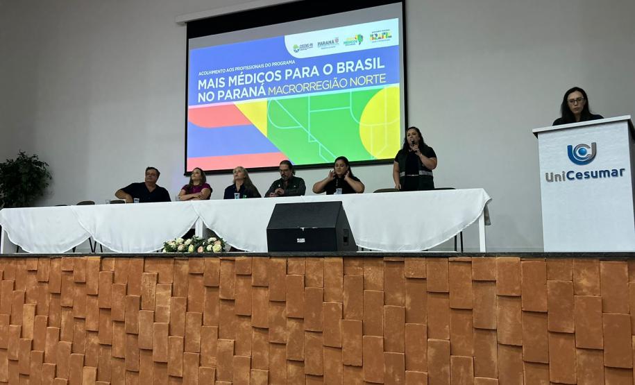 Saúde promove acolhimento de 123 profissionais do Programa Mais Médicos em Londrina