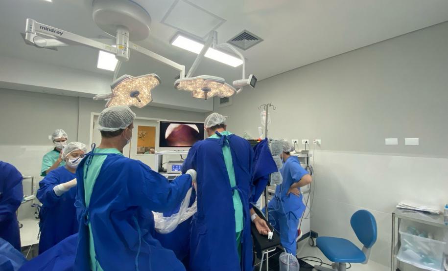 Com apoio do Estado, Hospital Regional da Lapa realiza sua primeira cirurgia por vídeo