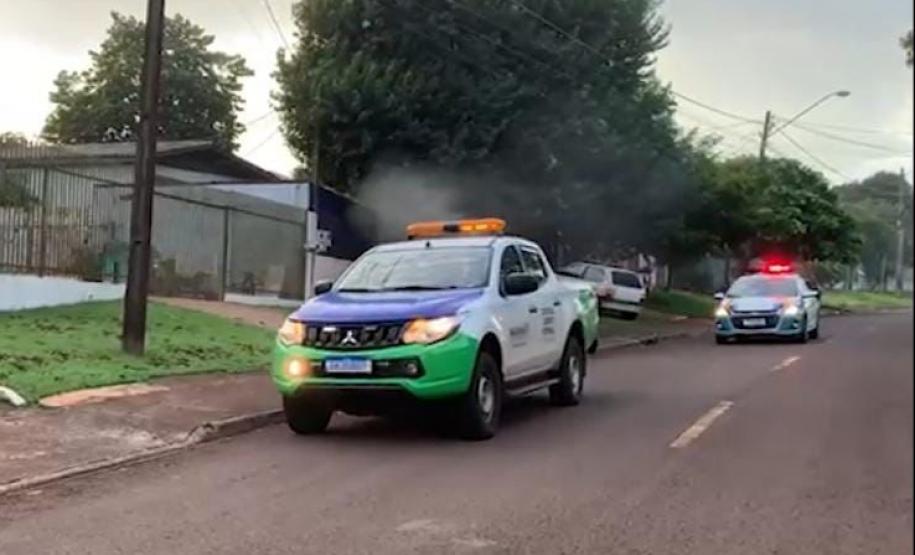 Secretaria da Saúde inicia fumacê contra a dengue em 45,5 mil imóveis de Cascavel