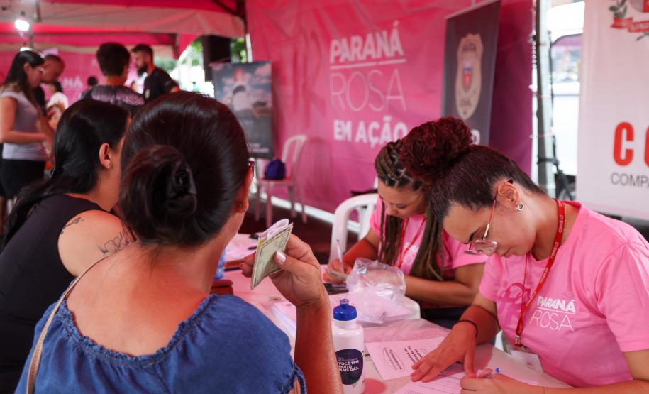 Paraná Rosa em Ação realizou 8.394 atendimentos em Londrina