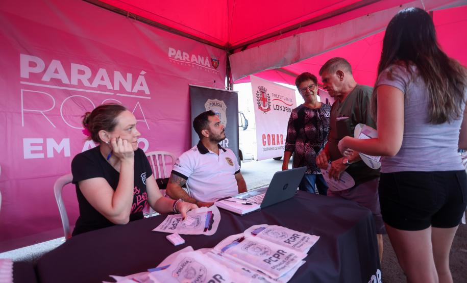 Paraná Rosa em Ação realizou 8.394 atendimentos em Londrina