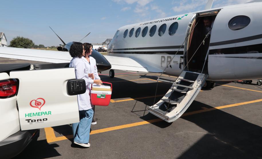 Paraná envia bolsas de sangue e plaquetas para o Rio Grande do Sul