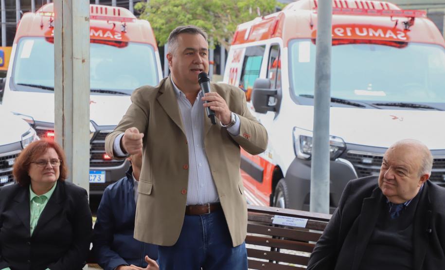 Estado entrega 24 novas ambulâncias para fortalecer o Samu de Curitiba