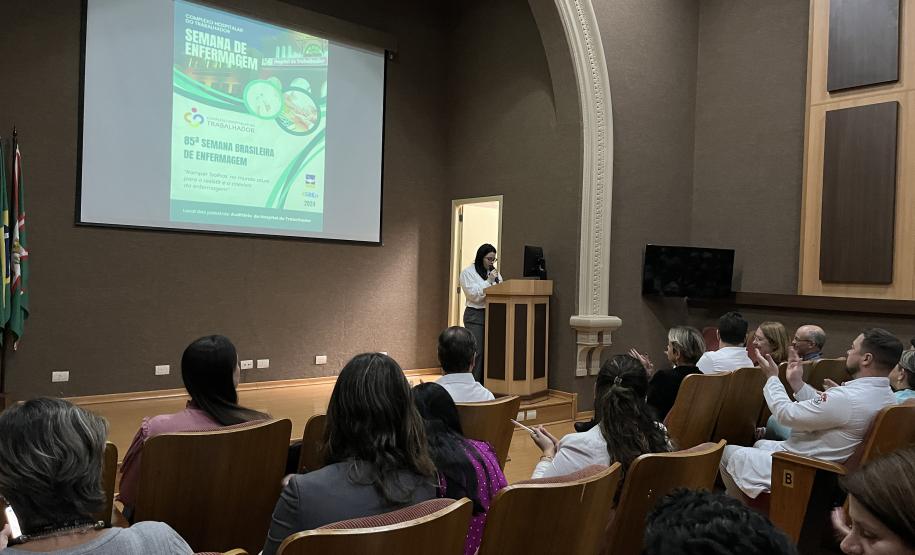 Complexo Hospitalar do Trabalhador promove Semana da Enfermagem em Curitiba