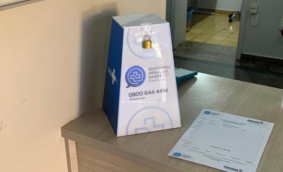 Ouvidoria da Saúde distribui 220 urnas para manifestações dos usuários do SUS
