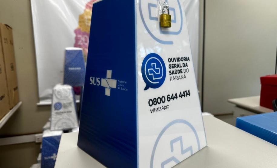 Ouvidoria da Saúde distribui 220 urnas para manifestações dos usuários do SUS