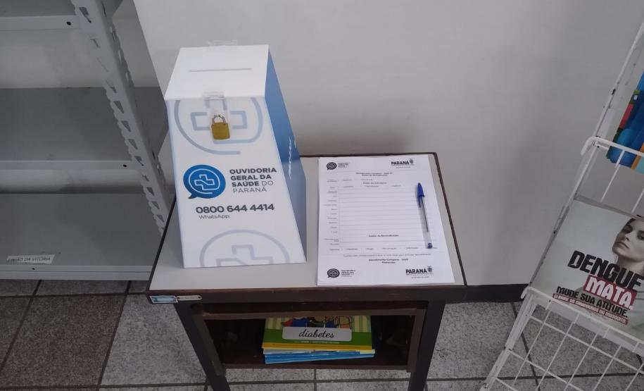 Ouvidoria da Saúde distribui 220 urnas para manifestações dos usuários do SUS