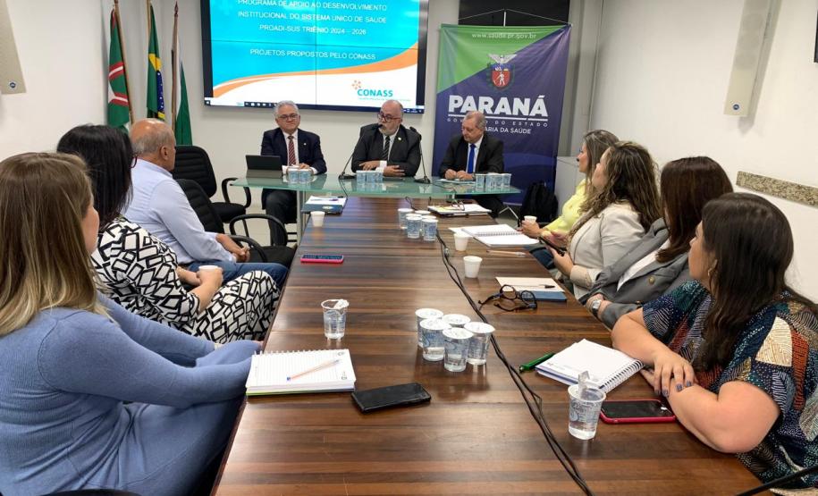 Paraná e Conass discutem fortalecimento do SUS com foco na otimização dos serviços de saúde
