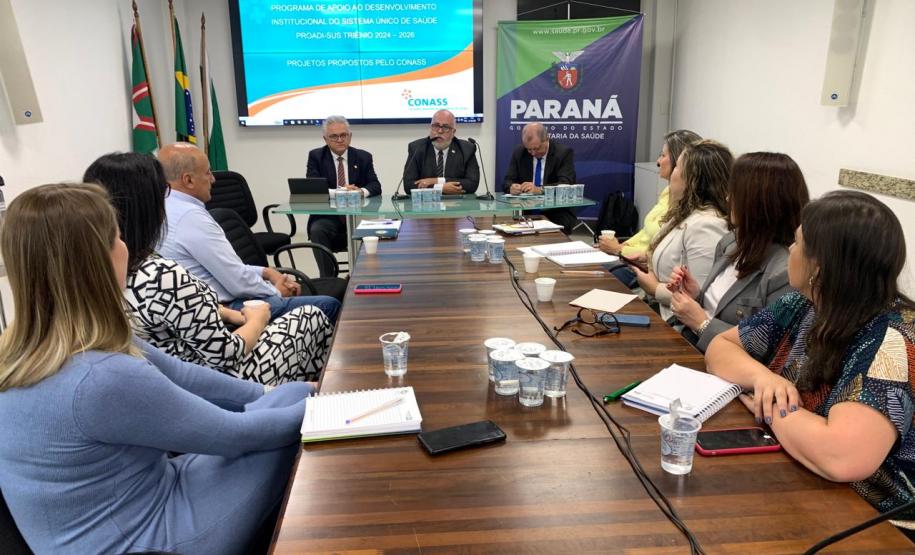 Paraná e Conass discutem fortalecimento do SUS com foco na otimização dos serviços de saúde
