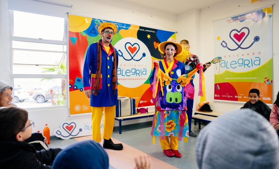Pacientes de hospital infantil de Campo Largo entram no clima de festa junina