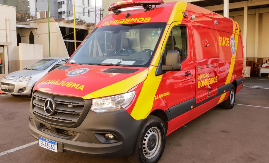 Ambulâncias mais modernas do Brasil garantem padrão de qualidade do Siate no Paraná
