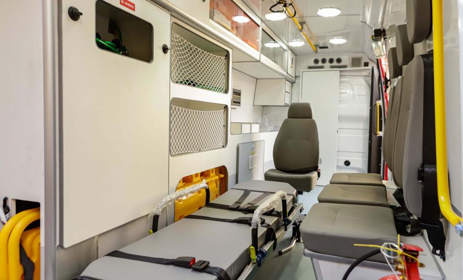 Ambulâncias mais modernas do Brasil garantem padrão de qualidade do Siate no Paraná