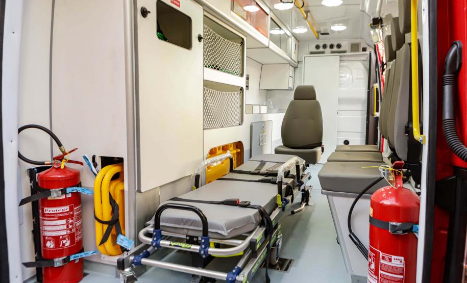 Ambulâncias mais modernas do Brasil garantem padrão de qualidade do Siate no Paraná