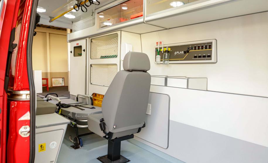 Ambulâncias mais modernas do Brasil garantem padrão de qualidade do Siate no Paraná