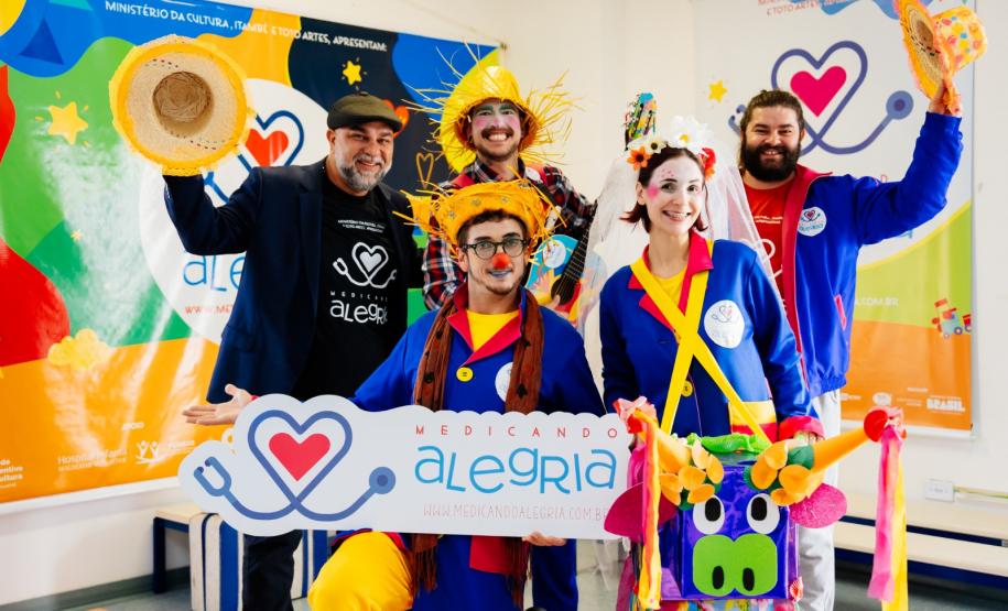 Pacientes de hospital infantil de Campo Largo entram no clima de festa junina