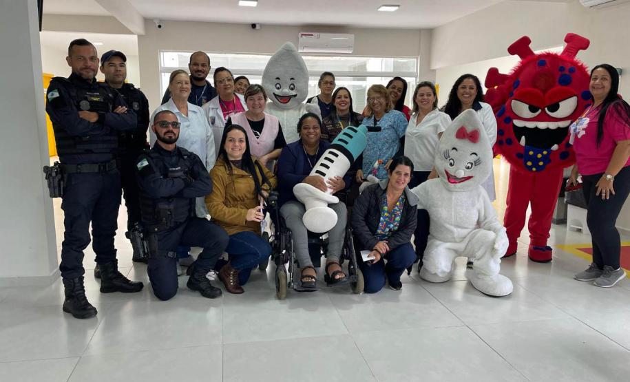 Mais de 70 mil crianças são imunizadas no Dia D contra a poliomielite em todo o Paraná