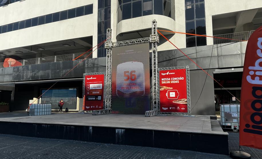 Hemepar promove coleta de sangue na Ligga Arena como parte do Junho Vermelho