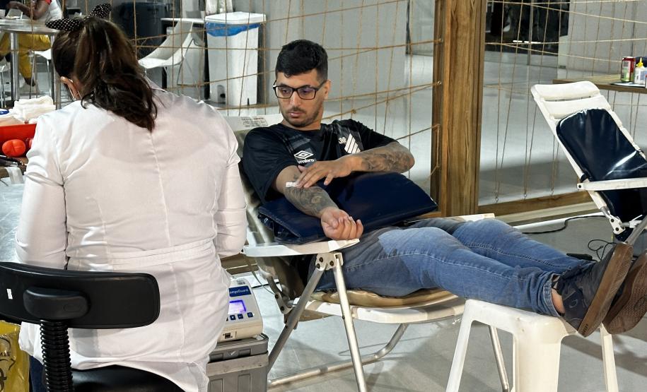 Hemepar promove coleta de sangue na Ligga Arena como parte do Junho Vermelho