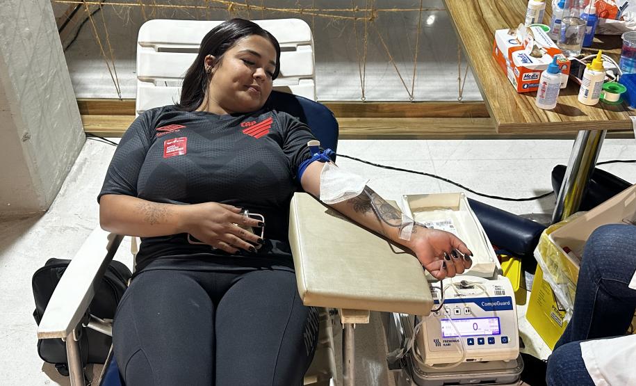 Hemepar promove coleta de sangue na Ligga Arena como parte do Junho Vermelho