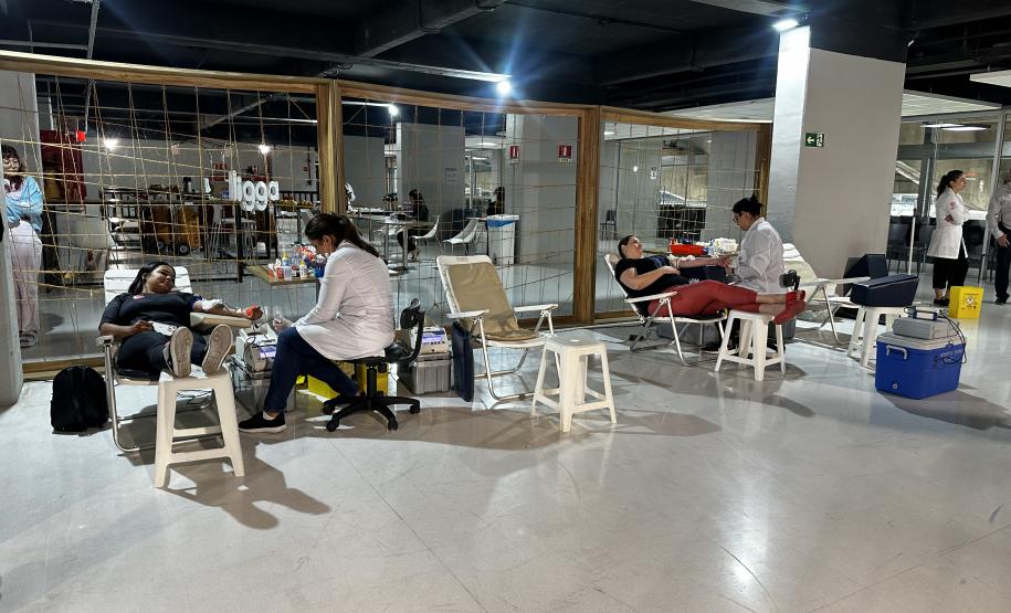 Hemepar promove coleta de sangue na Ligga Arena como parte do Junho Vermelho