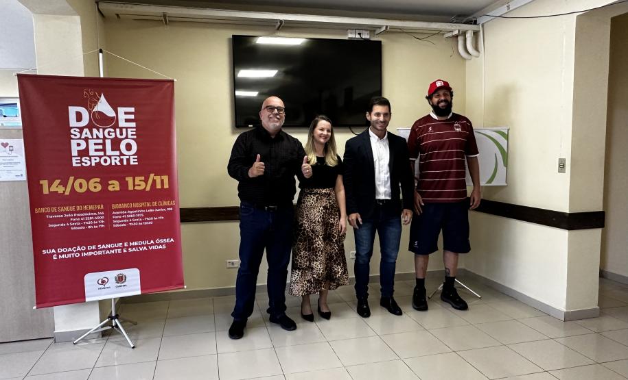 Com apoio de esportistas, Saúde inicia campanha de incentivo à doação de sangue