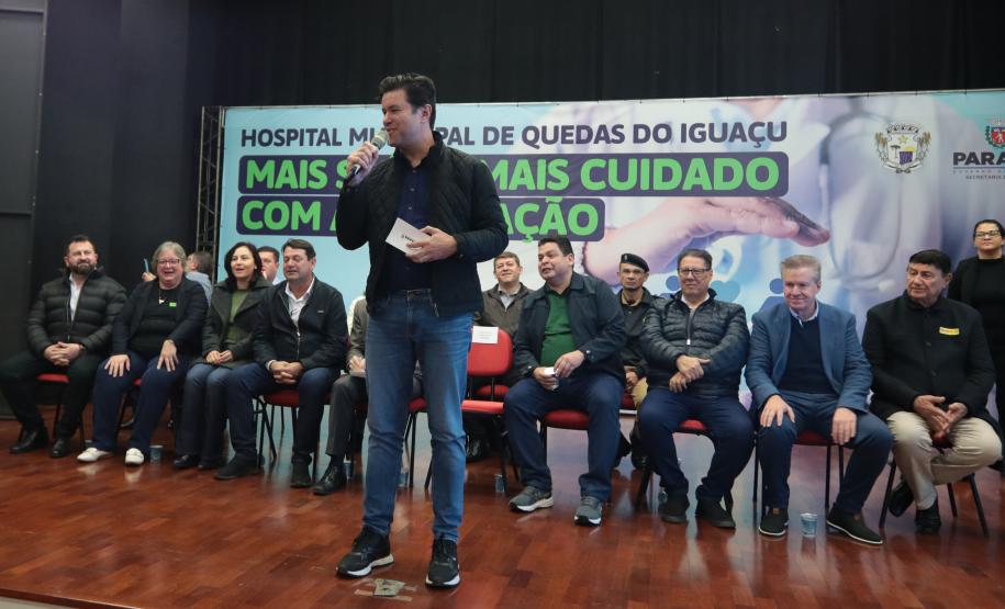 Governo inaugura obras e anuncia novos investimentos para Quedas do Iguaçu