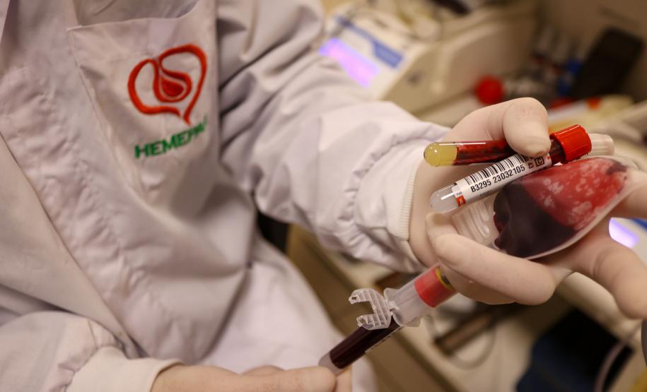 Com baixo estoque para sangues tipo O+ e O-, Paraná solicita doação de sangue