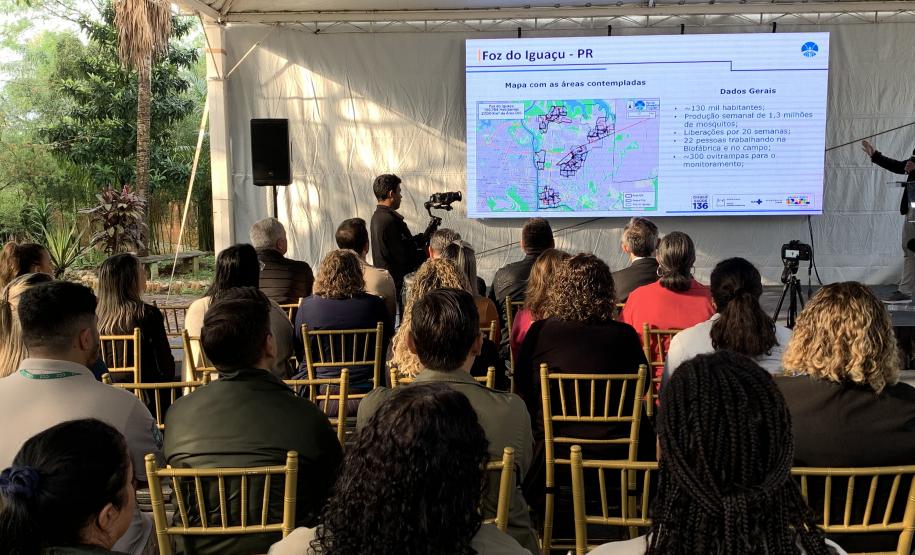 Método Wolbachia: Paraná solta mosquitos na inauguração da biofábrica em Foz do Iguaçu