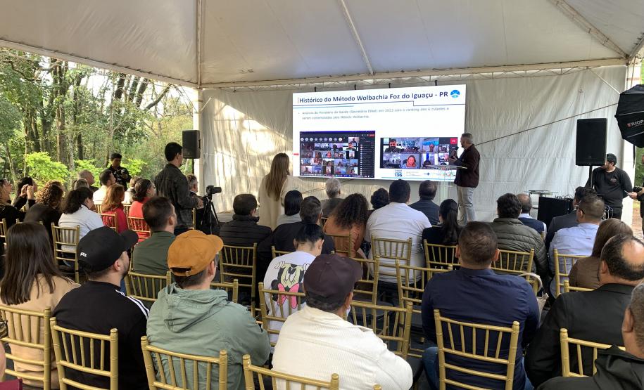 Método Wolbachia: Paraná solta mosquitos na inauguração da biofábrica em Foz do Iguaçu