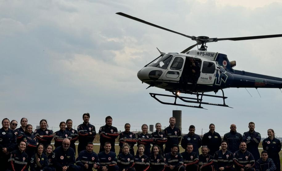 Saúde promove curso de operador de suporte médico para atendimentos com helicópteros
