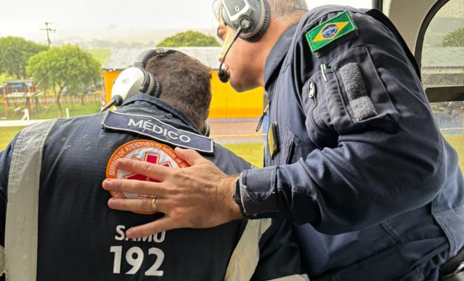 Saúde promove curso de operador de suporte médico para atendimentos com helicópteros