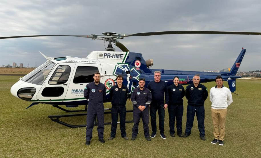 Saúde promove curso de operador de suporte médico para atendimentos com helicópteros