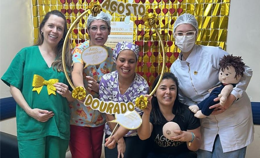 Agosto Dourado: ações no Litoral reforçam importância do aleitamento materno