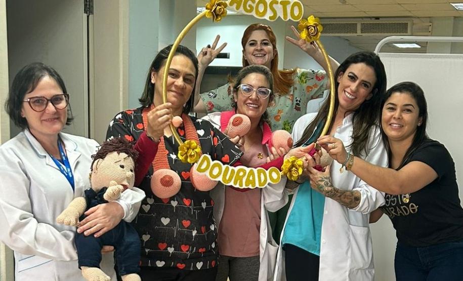 Agosto Dourado: ações no Litoral reforçam importância do aleitamento materno