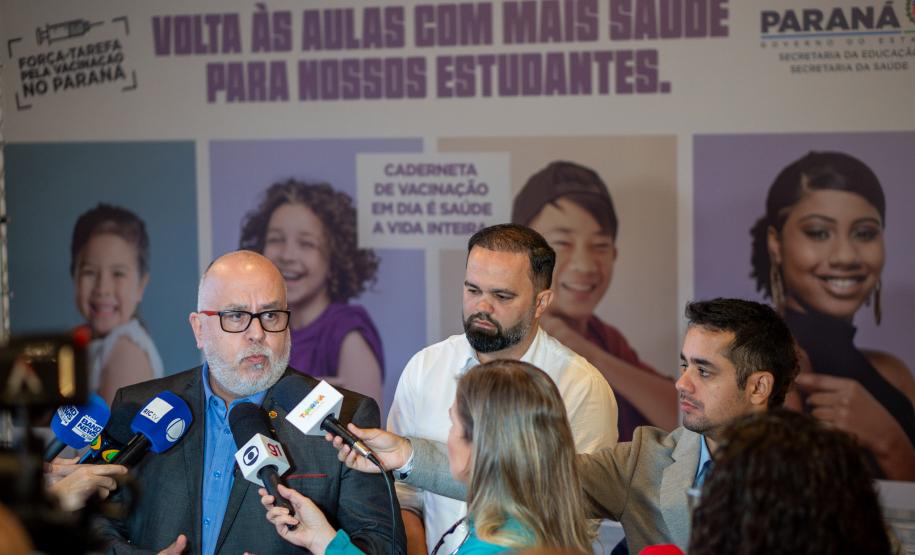 Governo começa campanha de vacinação nas escolas do Paraná a partir de segunda-feira