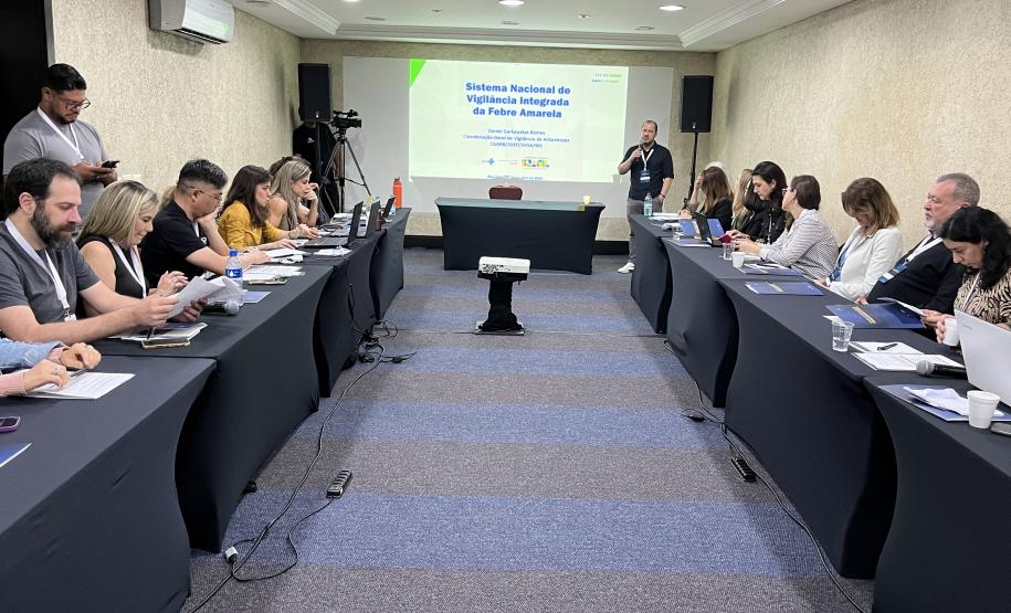 Paraná recebe reunião de capacitação sobre febre amarela do Sul e Sudeste
