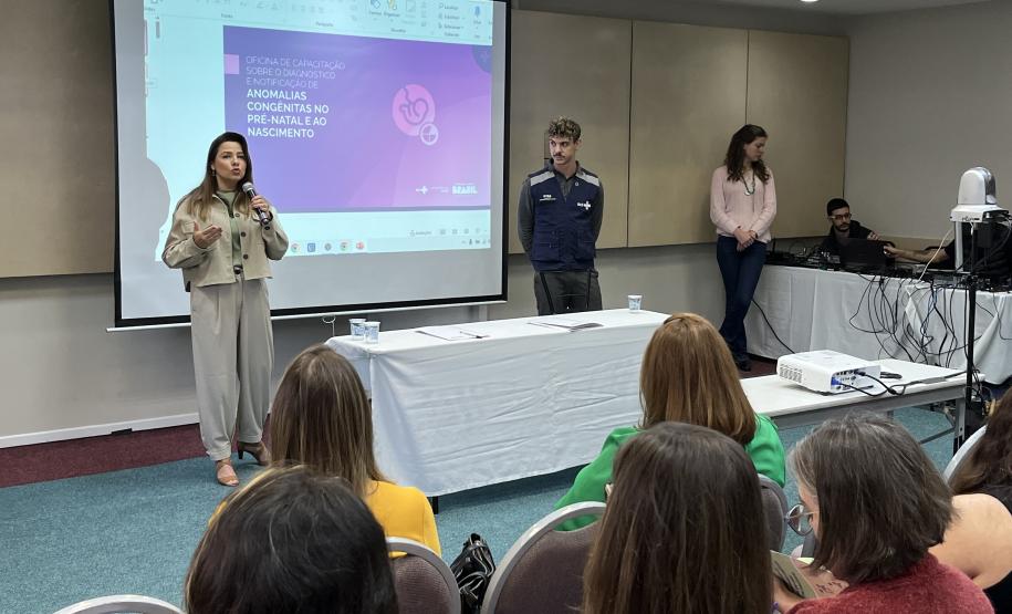 Saúde capacita profissionais para diagnóstico e notificação de anomalias congênitas na gestação