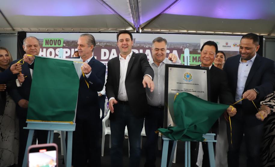 Megaestrutura: governador inaugura Hospital da Criança de Maringá