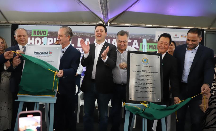 Megaestrutura: governador inaugura Hospital da Criança de Maringá