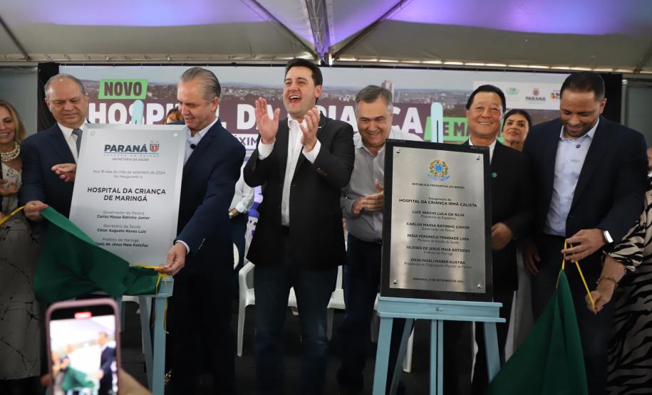Megaestrutura: governador inaugura Hospital da Criança de Maringá