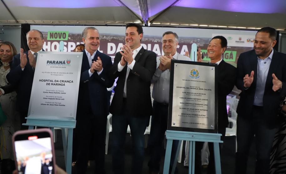 Megaestrutura: governador inaugura Hospital da Criança de Maringá