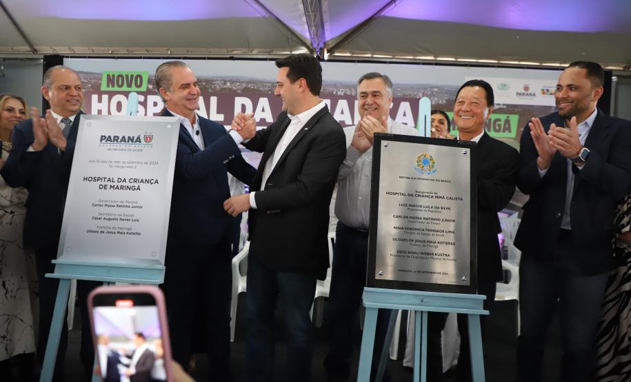 Megaestrutura: governador inaugura Hospital da Criança de Maringá
