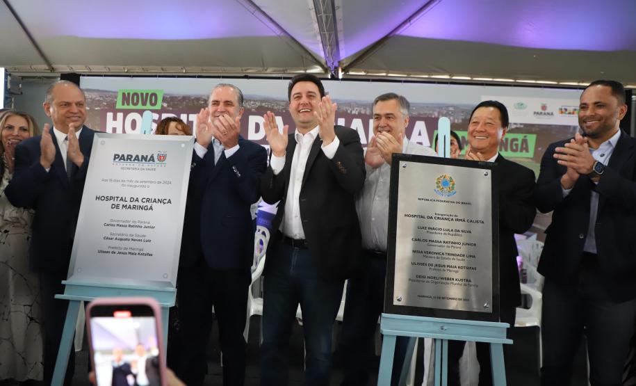 Megaestrutura: governador inaugura Hospital da Criança de Maringá