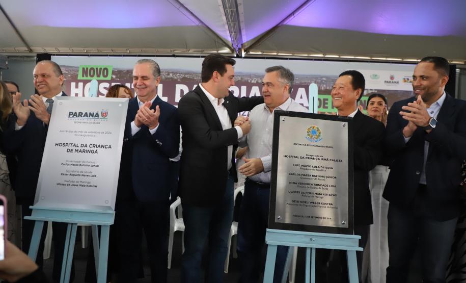 Megaestrutura: governador inaugura Hospital da Criança de Maringá
