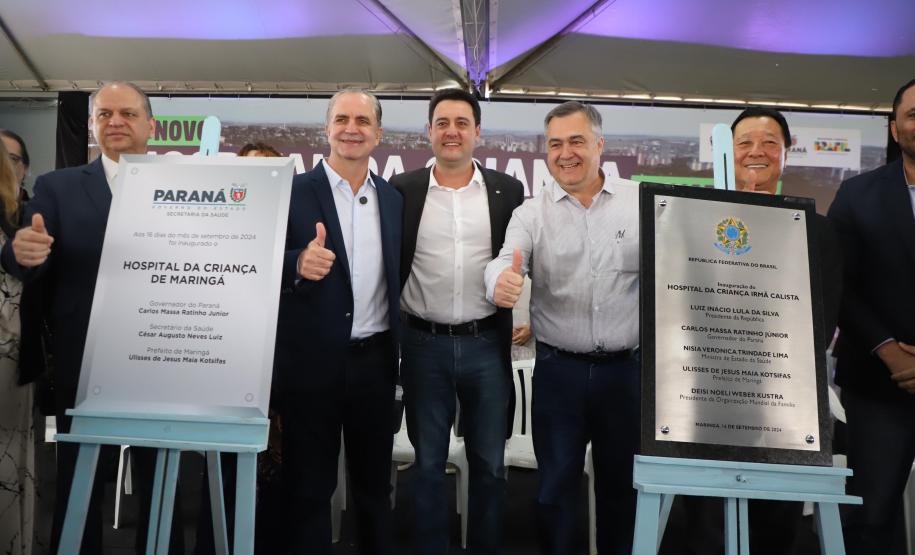 Megaestrutura: governador inaugura Hospital da Criança de Maringá