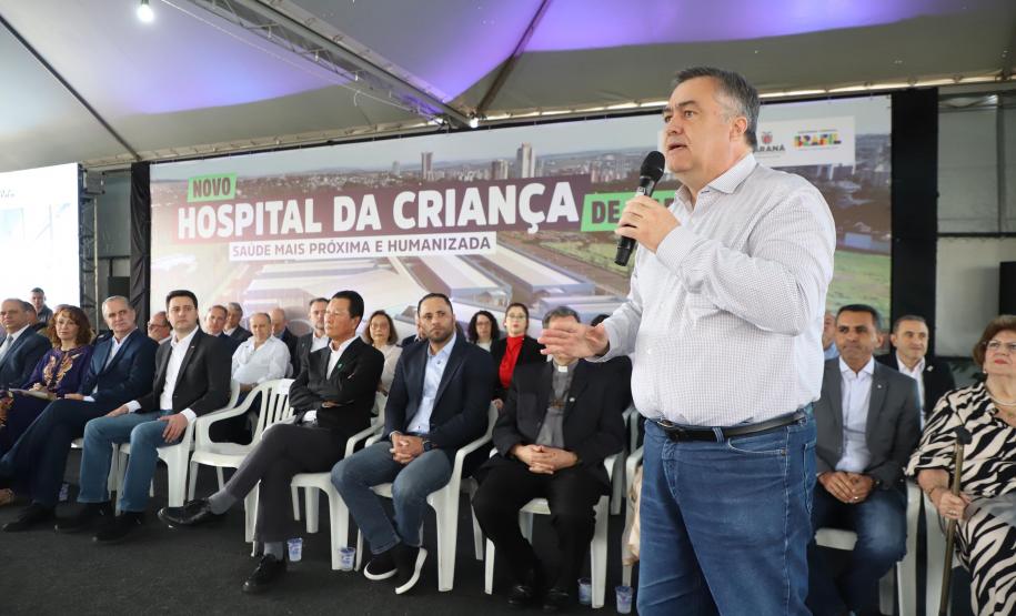 Megaestrutura: governador inaugura Hospital da Criança de Maringá