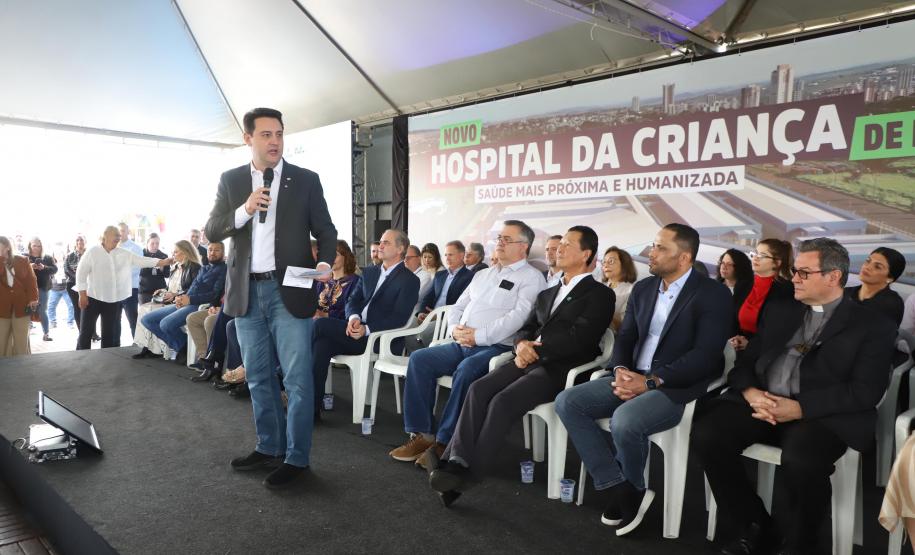 Megaestrutura: governador inaugura Hospital da Criança de Maringá