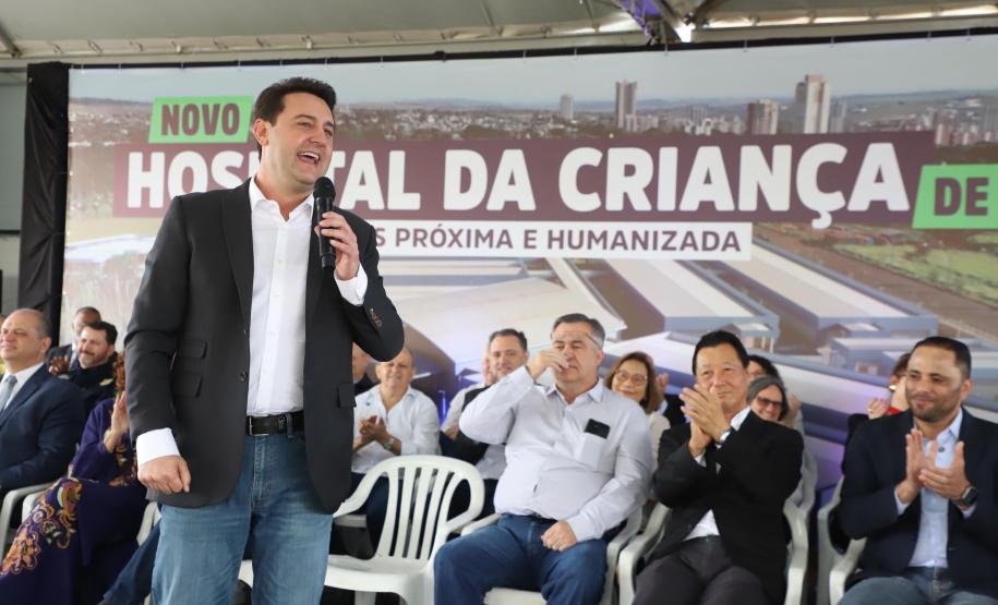 Megaestrutura: governador inaugura Hospital da Criança de Maringá