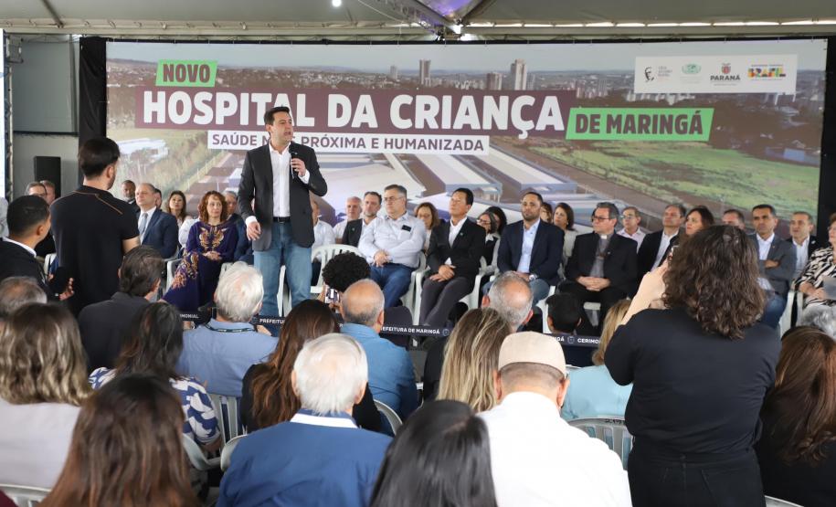 Megaestrutura: governador inaugura Hospital da Criança de Maringá
